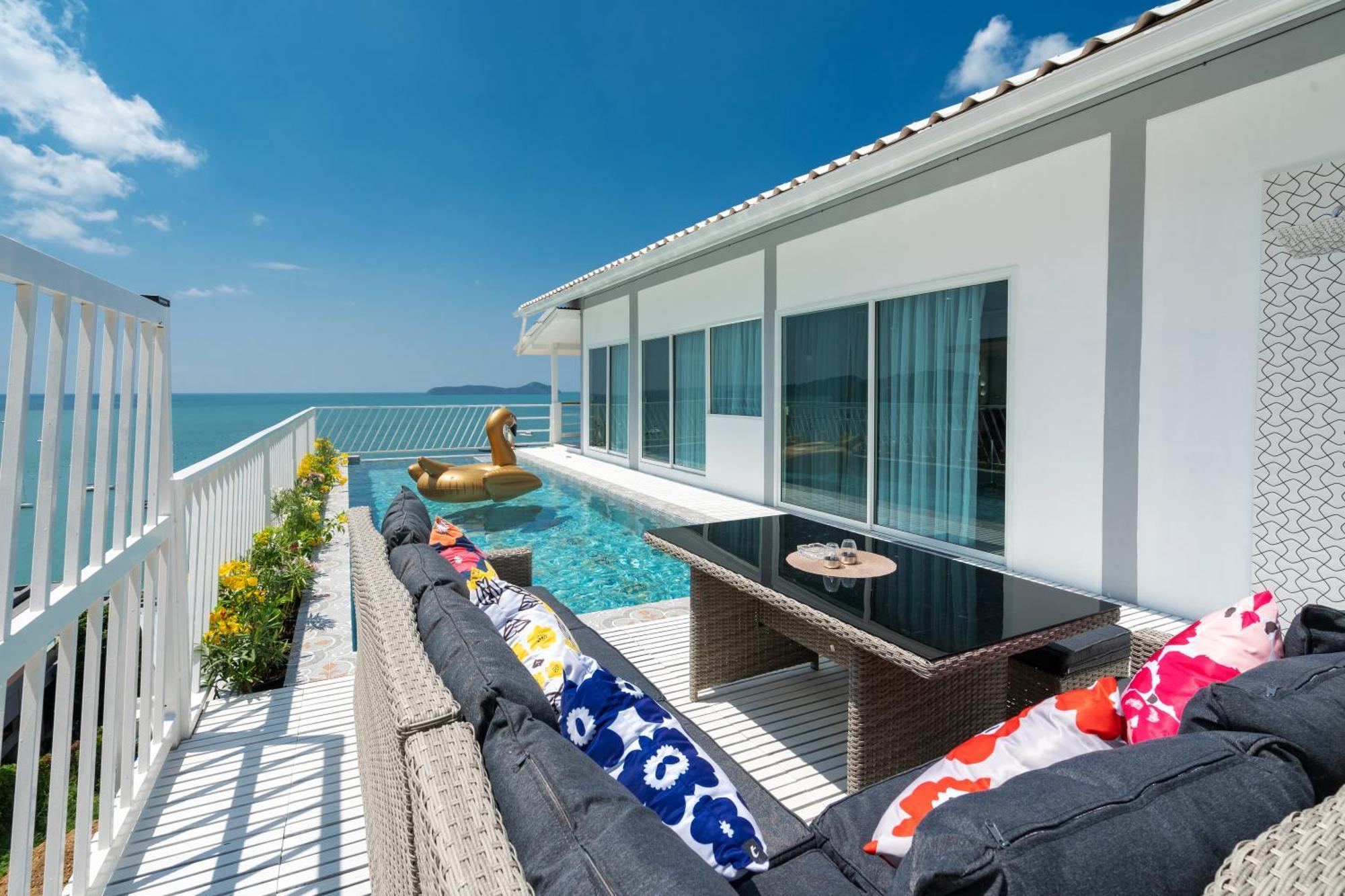 Mona Seaview Pool Villa Beach Front Aoyon Beach Ban Makham المظهر الخارجي الصورة
