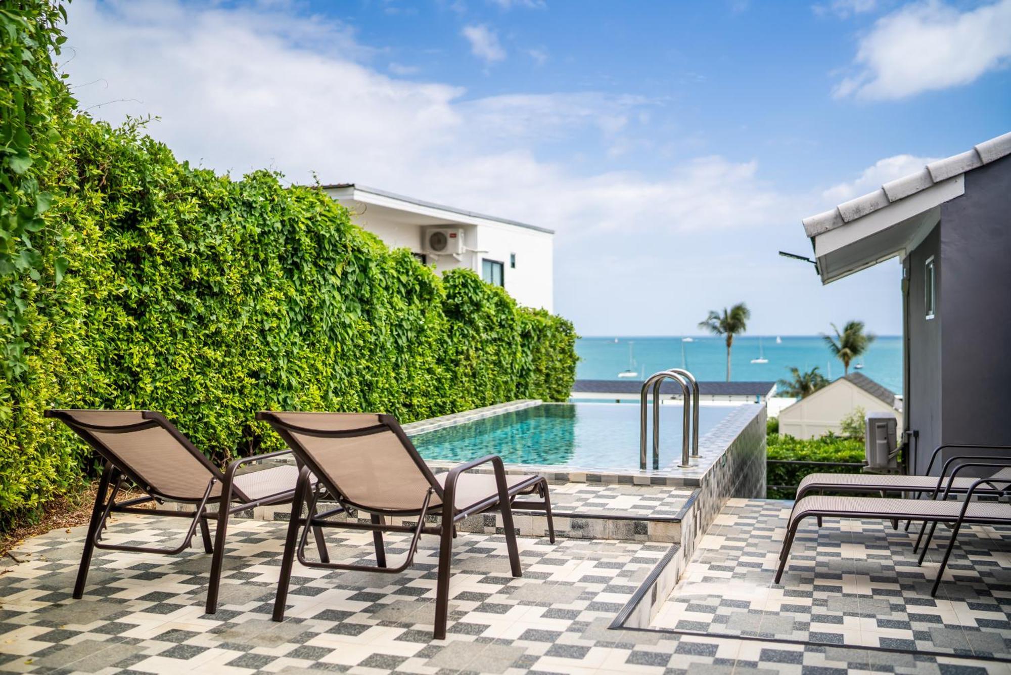 Mona Seaview Pool Villa Beach Front Aoyon Beach Ban Makham الغرفة الصورة