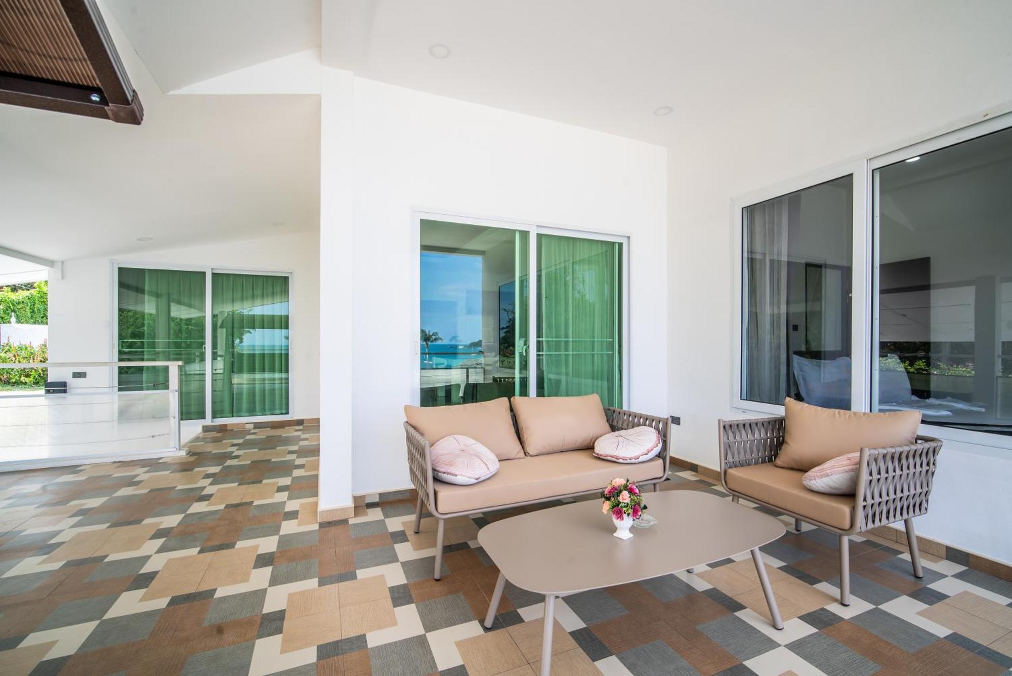 Mona Seaview Pool Villa Beach Front Aoyon Beach Ban Makham الغرفة الصورة