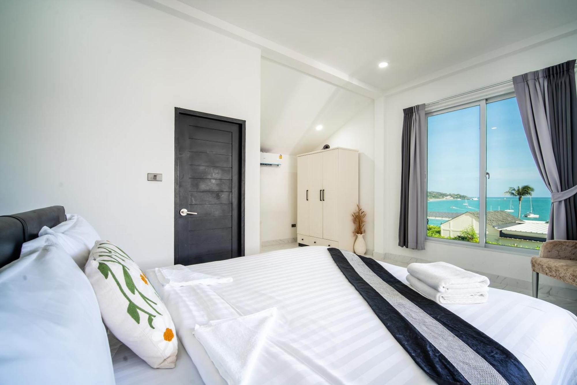 Mona Seaview Pool Villa Beach Front Aoyon Beach Ban Makham الغرفة الصورة