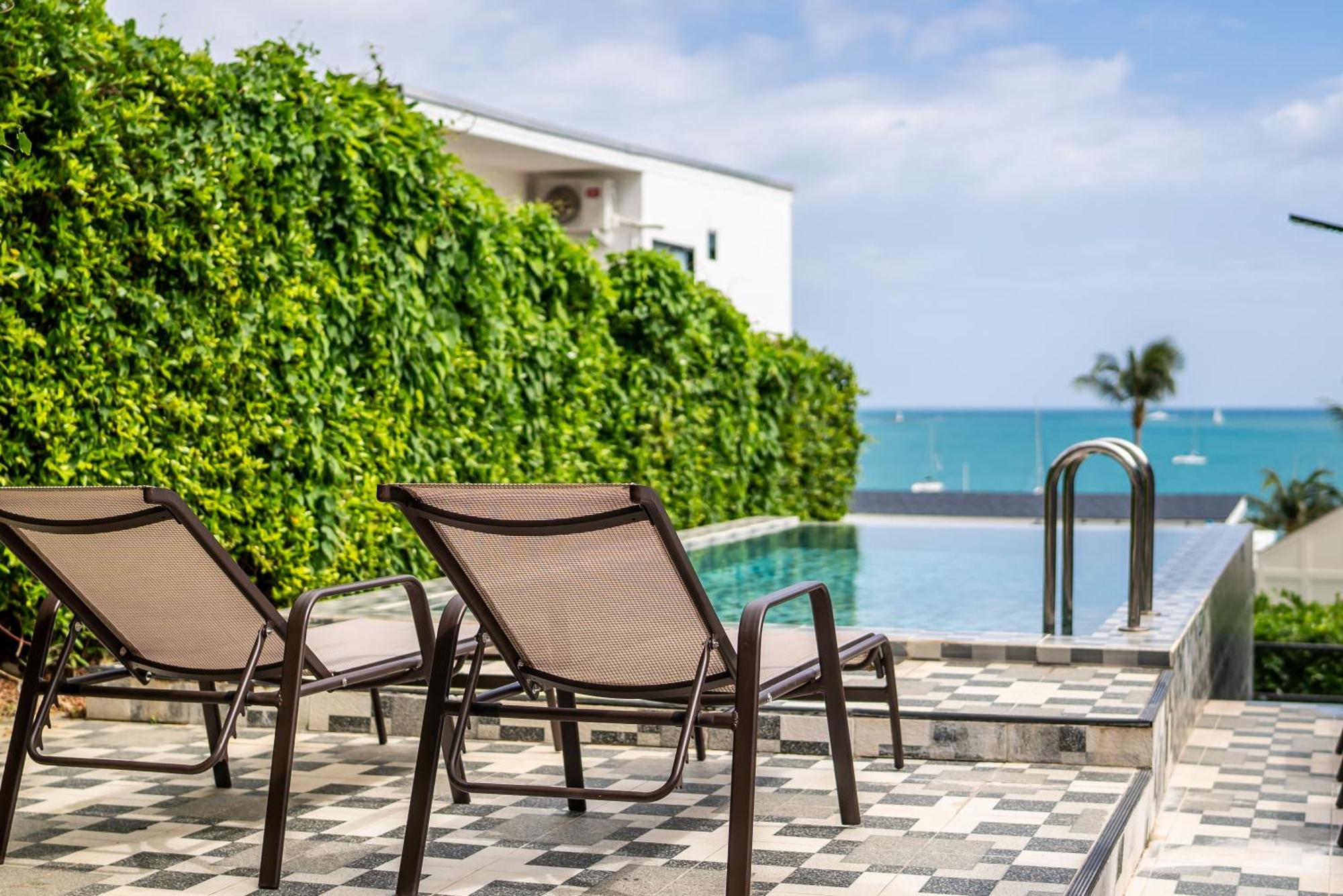 Mona Seaview Pool Villa Beach Front Aoyon Beach Ban Makham الغرفة الصورة