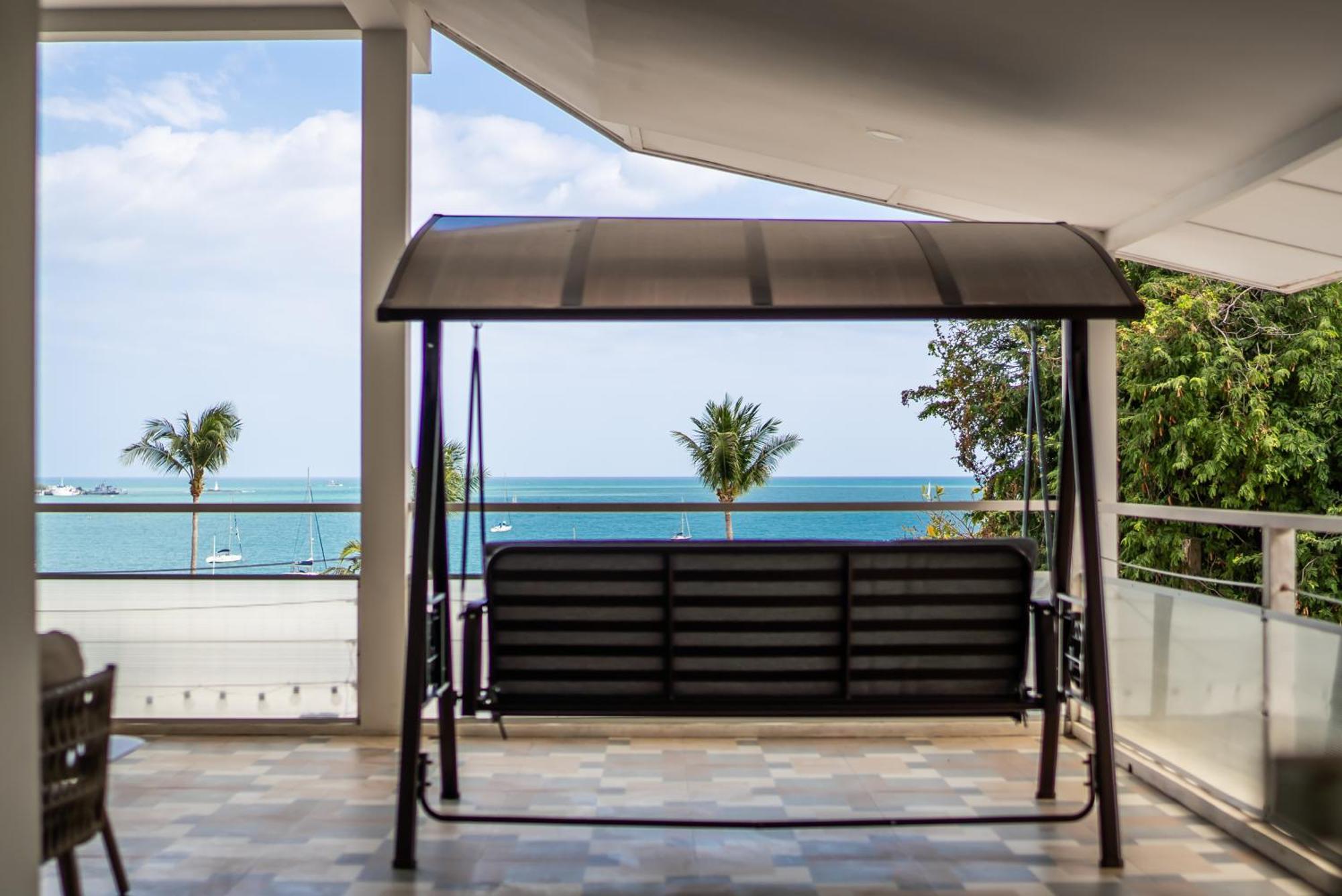 Mona Seaview Pool Villa Beach Front Aoyon Beach Ban Makham الغرفة الصورة