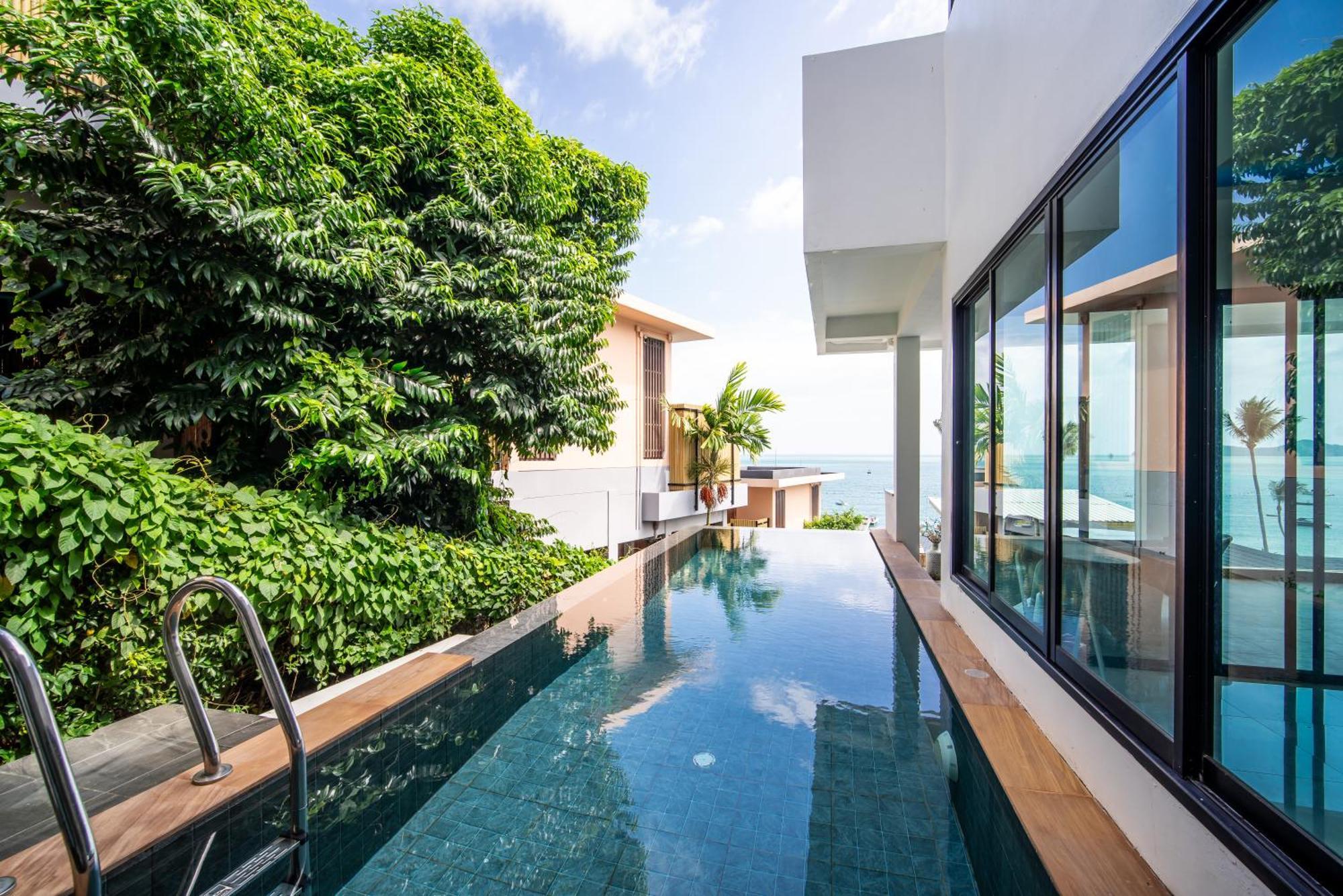 Mona Seaview Pool Villa Beach Front Aoyon Beach Ban Makham المظهر الخارجي الصورة
