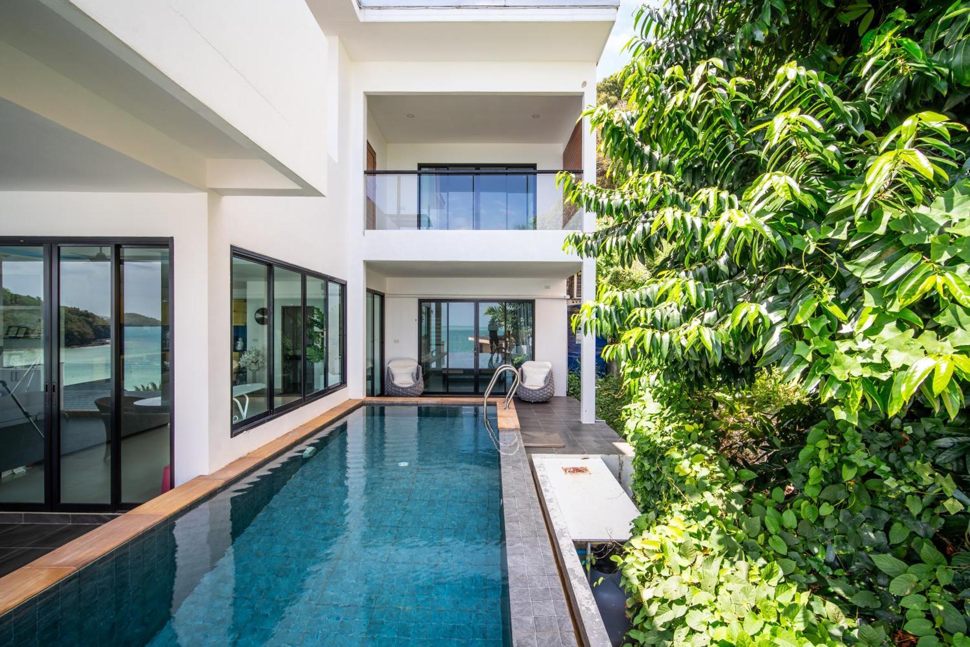 Mona Seaview Pool Villa Beach Front Aoyon Beach Ban Makham الغرفة الصورة