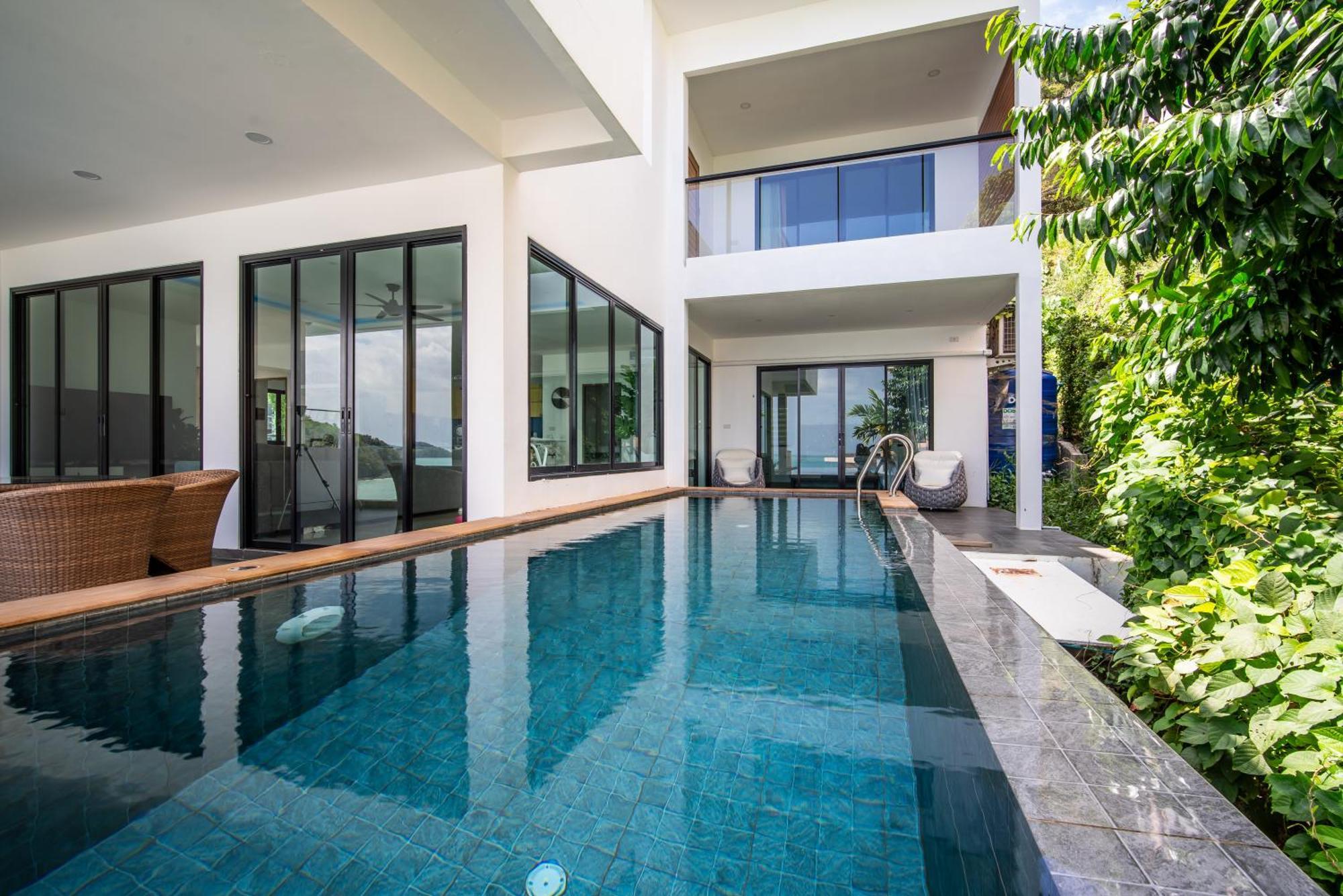Mona Seaview Pool Villa Beach Front Aoyon Beach Ban Makham الغرفة الصورة